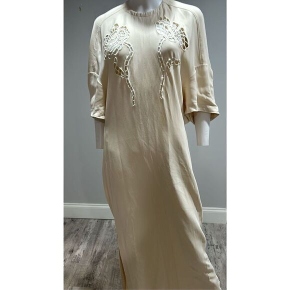 Stella McCartney Broderie Anglaise Cut Out Maxi Dress Size 8-10 (44) - Picture 10 of 14
